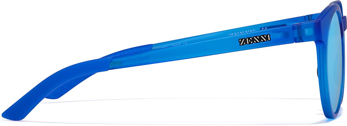 Side view of Zunnies - Round Sunglasses 119516 in Blue