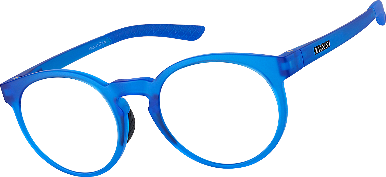 Angle view of Zunnies - Round Sunglasses 119516 in Blue