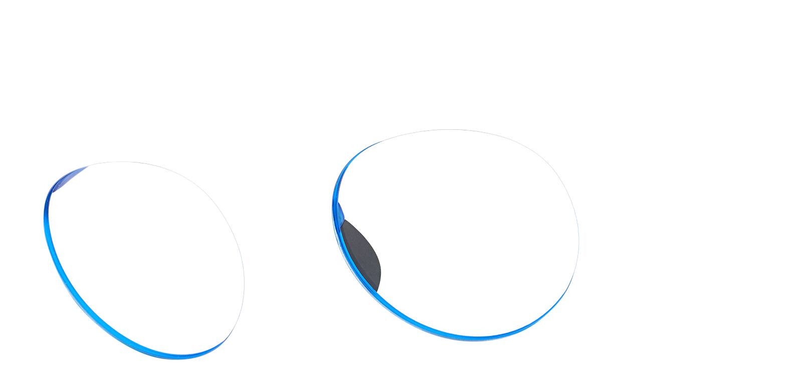 Angle view of Zunnies - Round Sunglasses 119516 in Blue