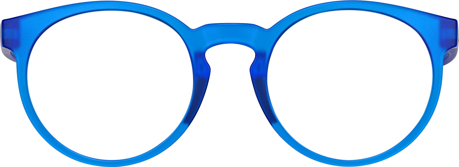 Front view of Zunnies - Round Sunglasses 119516 in Blue
