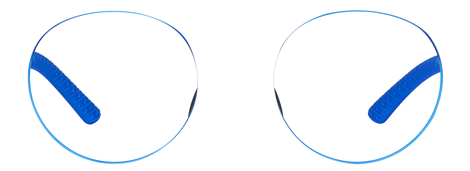 Front view of Zunnies - Round Sunglasses 119516 in Blue