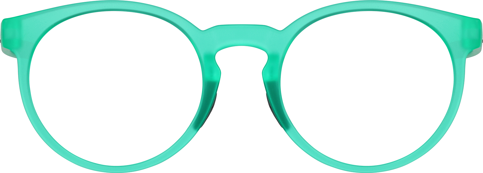 Front view of Zunnies - Round Sunglasses 119524 in Green