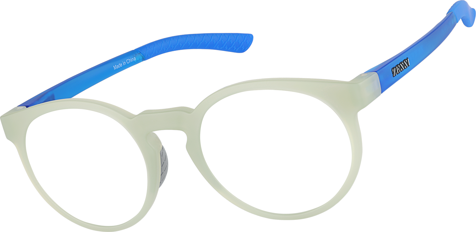 Angle view of Zunnies - Round Sunglasses 119534 in Green