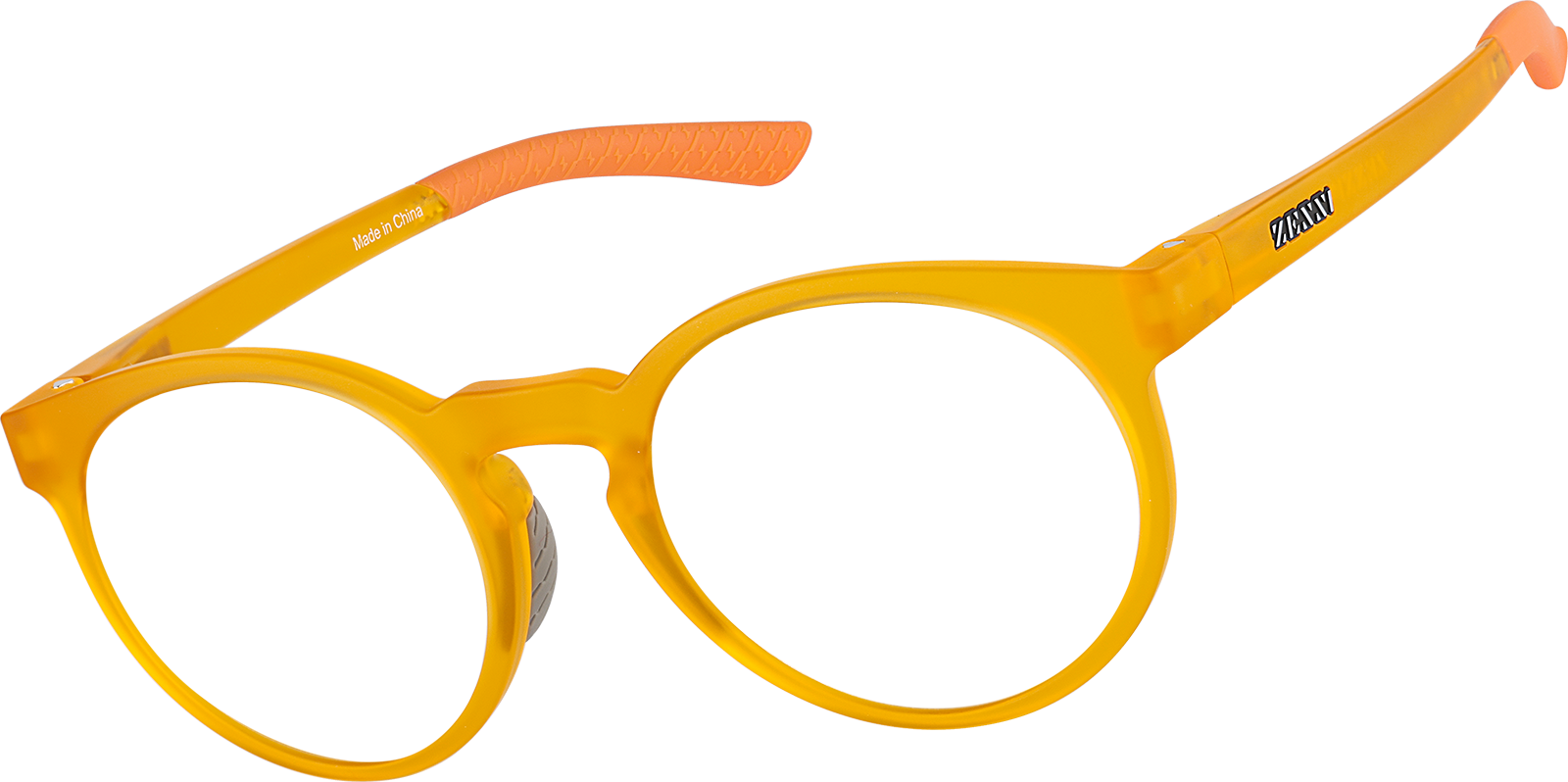 Angle view of Zunnies - Round Sunglasses 119542 in Orange