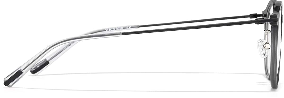 Side view of Round Glasses 1213721 in Black