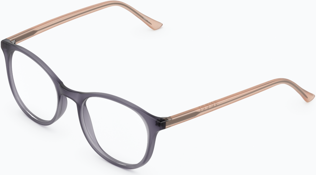 Angle view of Round Glasses 125716 in Serenity