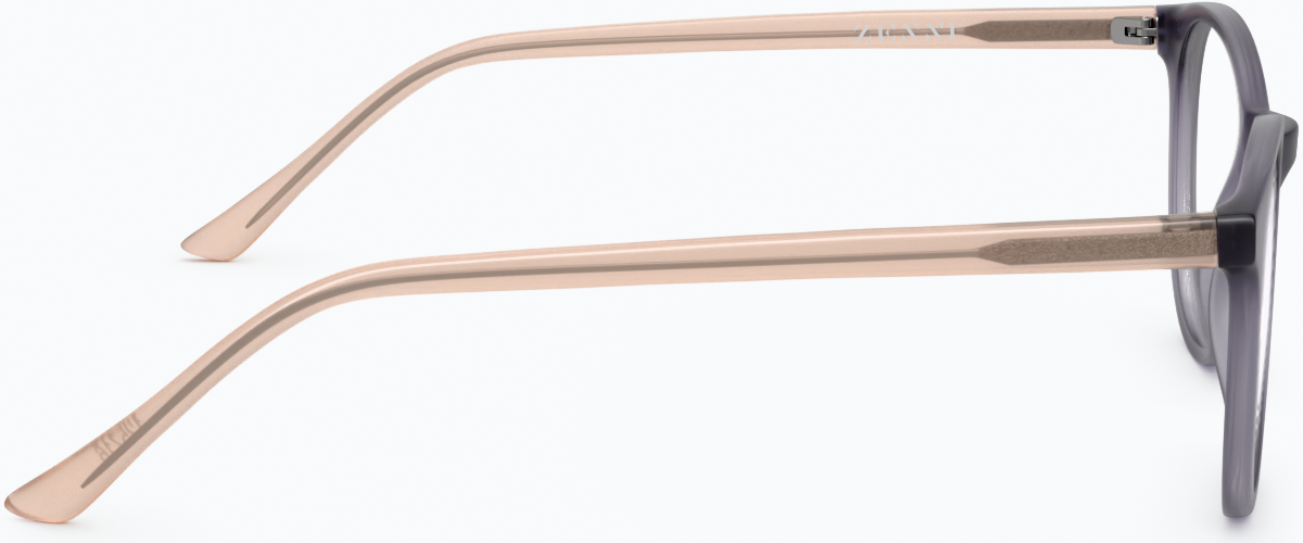 Side view of Round Glasses 125716 in Serenity