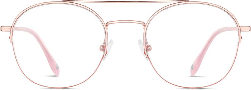 Rose Gold Aviator Glasses