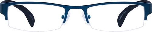 145816 Stainless Steel Half-Rim Frame With Plastic Temples