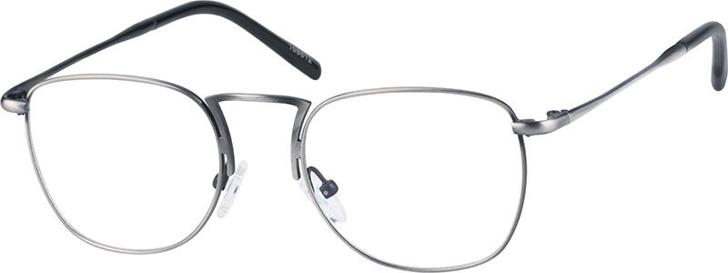 Angle view of Square Glasses 168812 in Silver