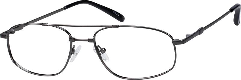 Angle view of Aviator Glasses 170212 in Gray