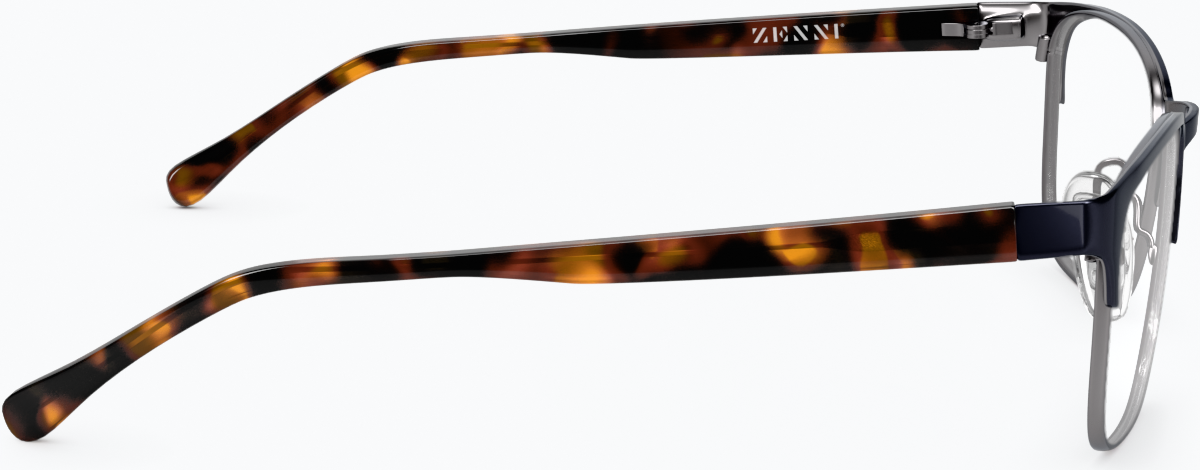 Side view of Browline Glasses 1910721 in Black