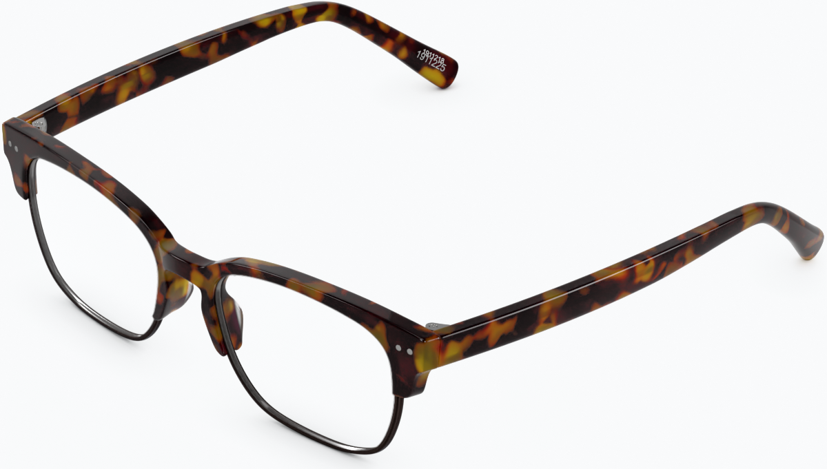 Angle view of Unplugged Glasses 1911225 in Tortoiseshell