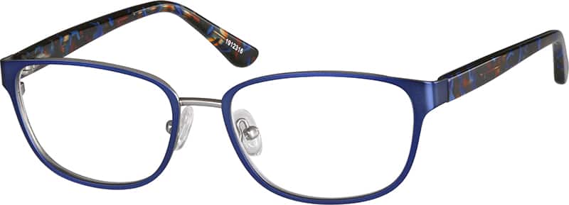 Angle view of Rectangle Glasses 1912316 in Navy
