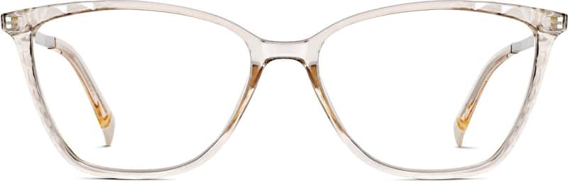 Cream Cat-eye Glasses