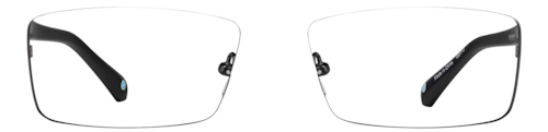 Titanium Rectangle Glasseslens arm image
