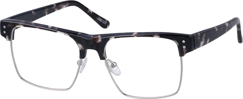 Angle view of Browline Glasses 196325 in Tortoiseshell