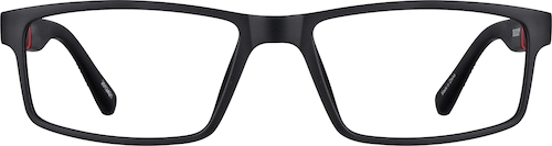 Black Rectangle Glasses