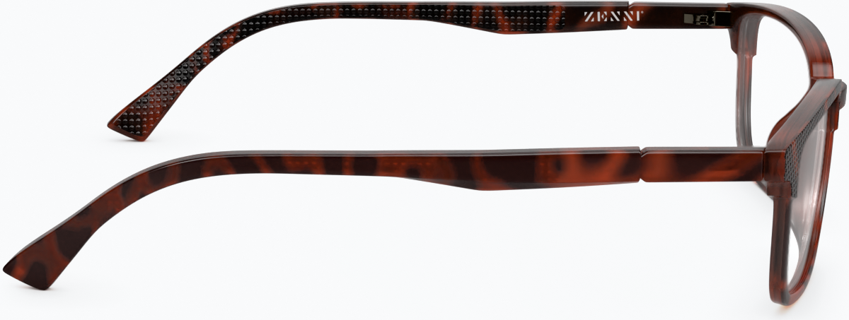 Side view of Rectangle Glasses 2019225 in Tortoiseshell