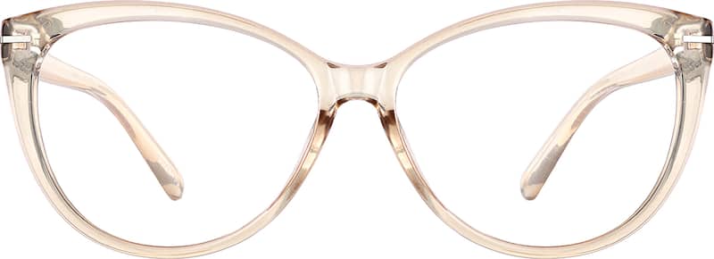 Cream Cat-Eye Glasses