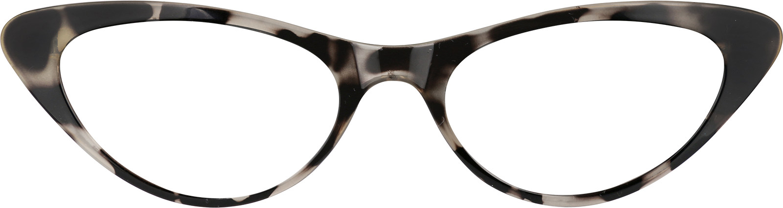 Front view of Cat-Eye Glasses 2025625 in Tortoiseshell