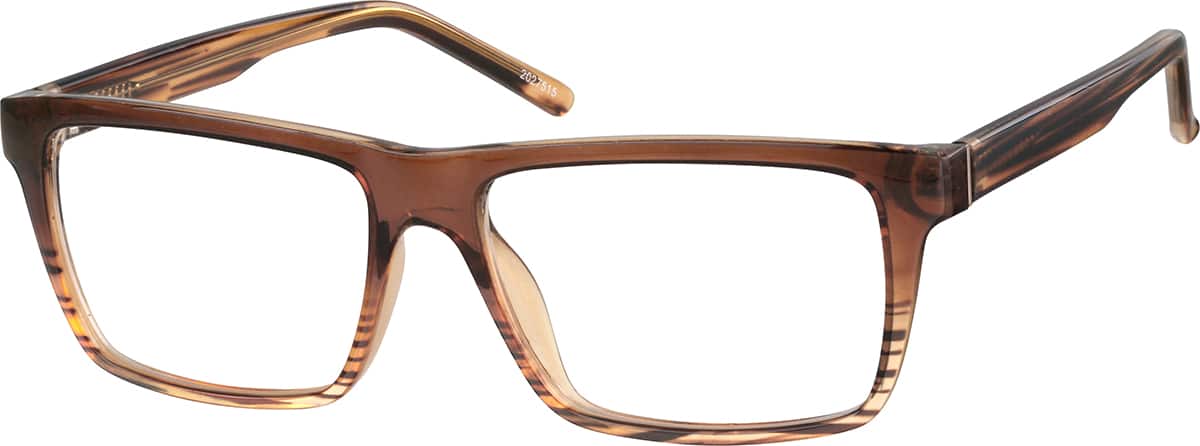 Angle view of Square Glasses 2027515 in Earth