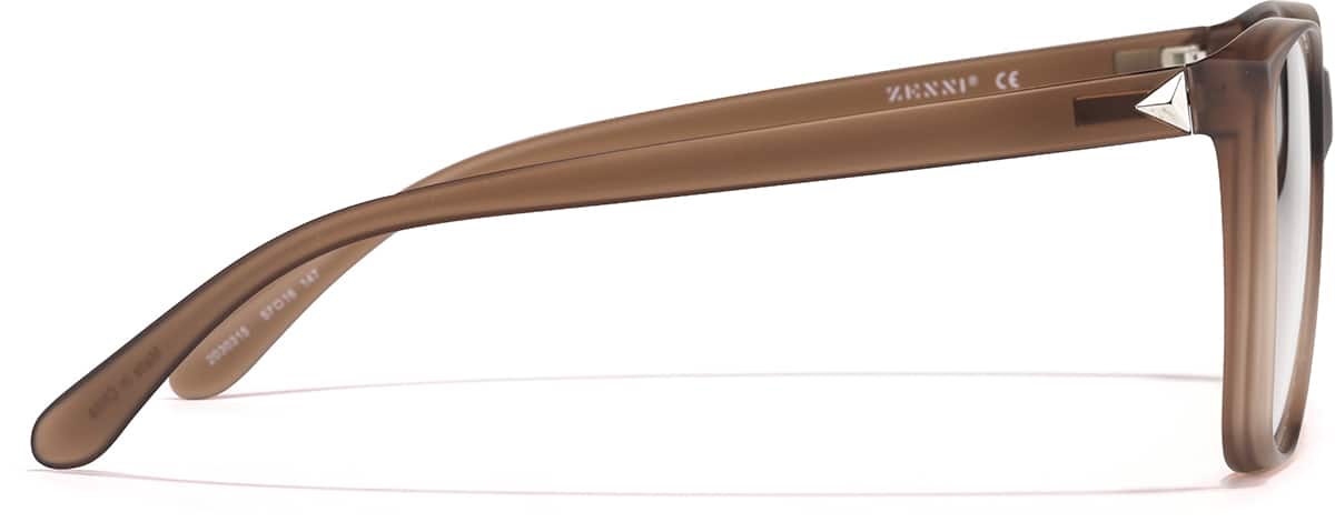 Side view of Square Glasses 2030315 in Brown