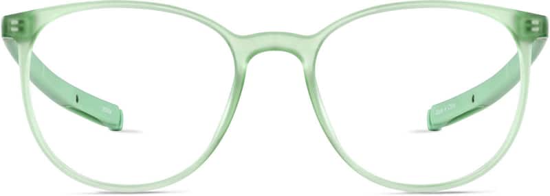 Green Kids' Round Adjustable Glasses