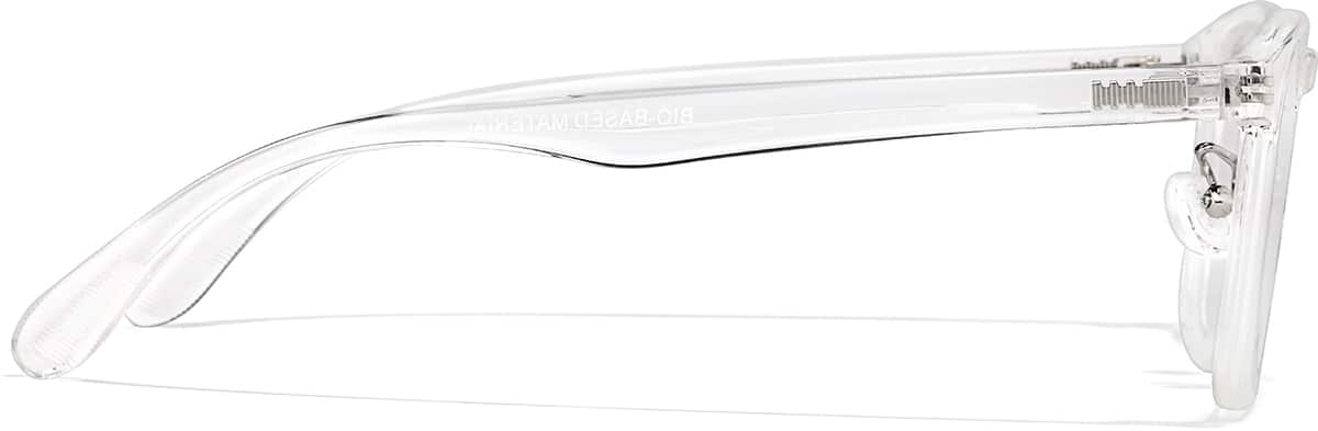 Side view of Square Glasses 2048323 in Clear