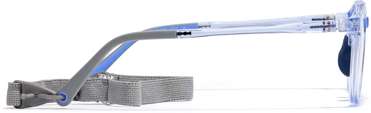 Side view of Round Glasses 2048516 in Blue