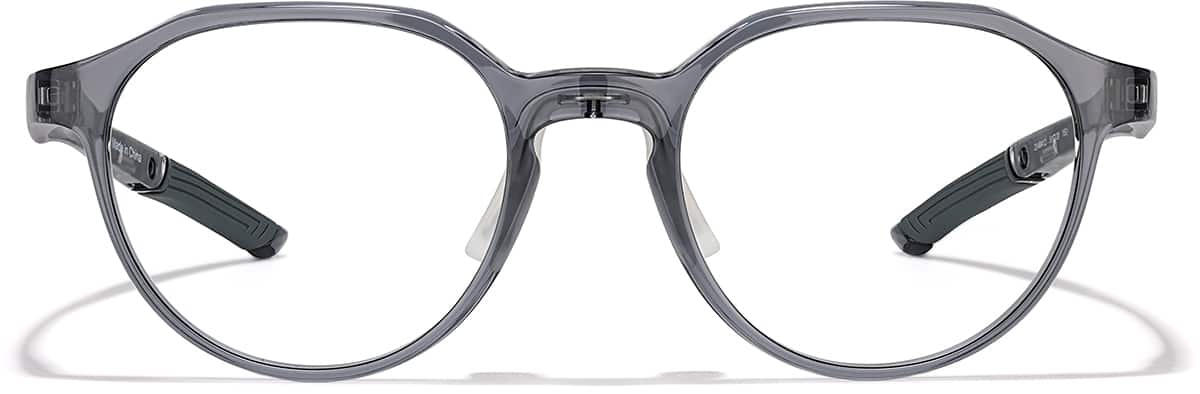 Front view of Zunnies - Geometric Sports Glasses 2049412 in Gray