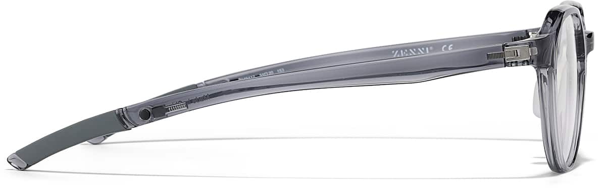 Side view of Zunnies - Geometric Sports Glasses 2049412 in Gray