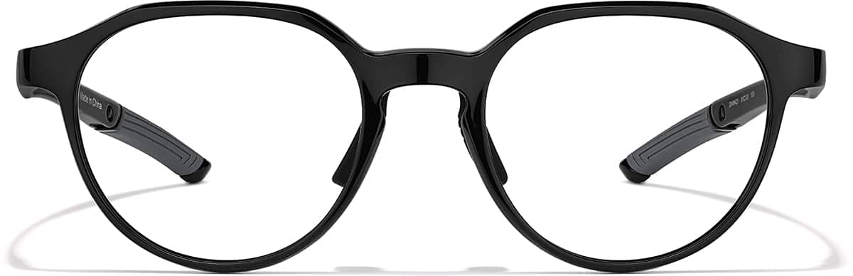 Front view of Zunnies - Geometric Sports Glasses 2049421 in Black