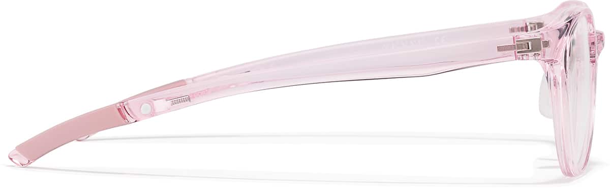 Side view of Zunnies - Cat-eye Sports Glasses 2049519 in Champagne Pink
