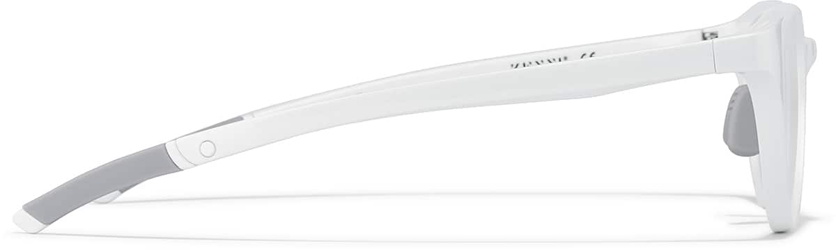 Side view of Zunnies - Cat-eye Sports Glasses 2049530 in White
