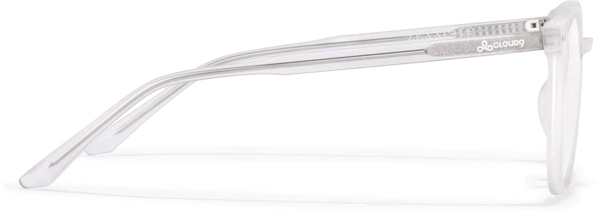 Side view of Cloud9 Lifestyle Round Eyeglasses 2049623 in Clear