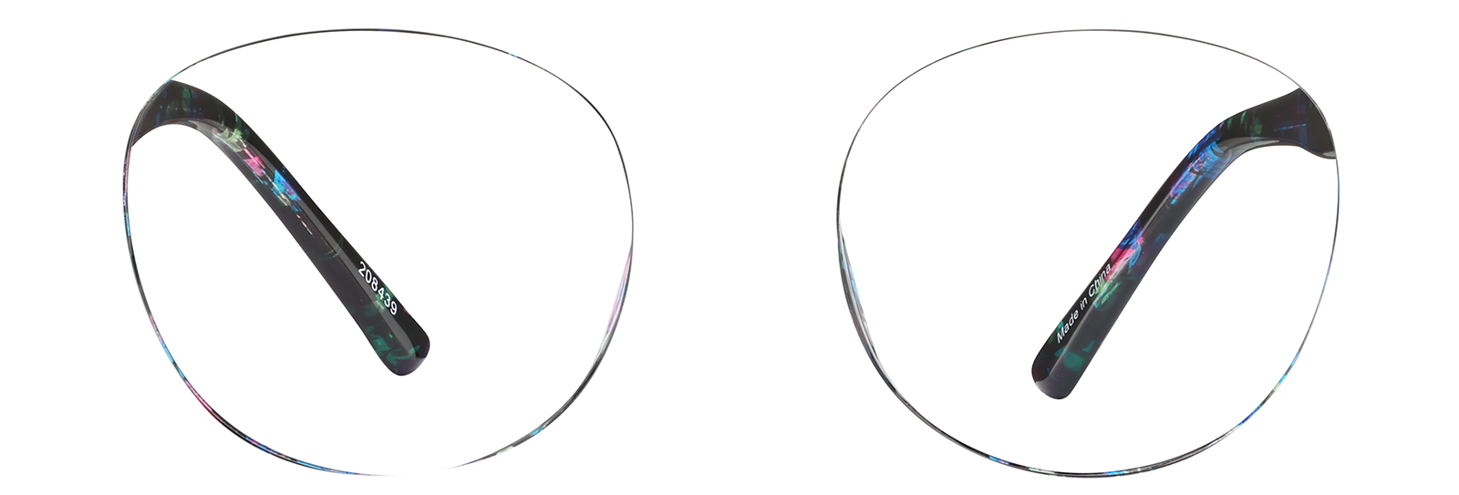 Round Glasseslens arm image