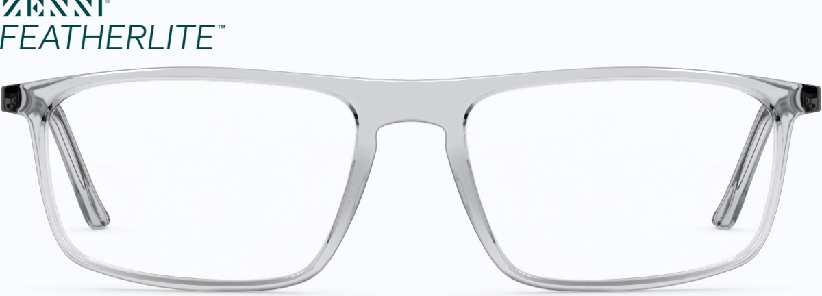 Front view of Finesse Glasses 208523 in Translucent Gray