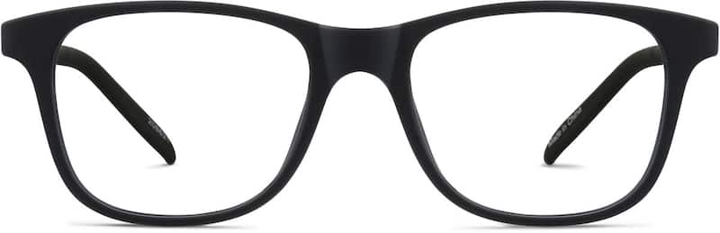 Black Kids' Square Glasses