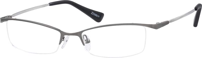 Angle view of Anteojos rectangulares 212312 in Gris