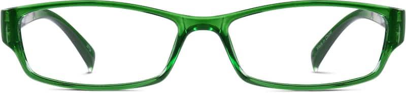 Green Rectangle Glasses