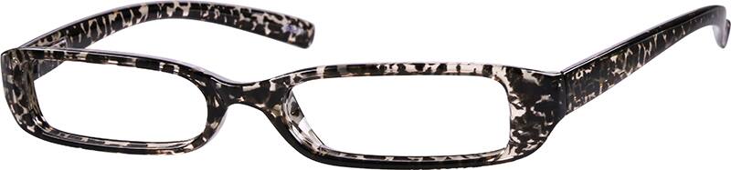 Angle view of Rectangle Glasses 263831 in Pattern