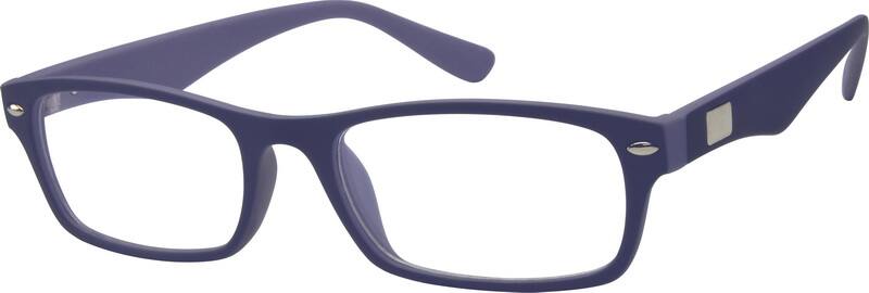 Angle view of Square Glasses 270317 in Purple