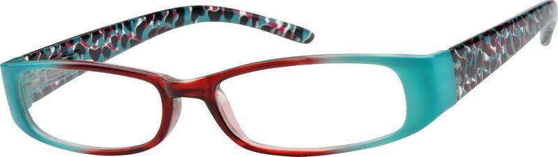 Angle view of Oval Glasses 271416 in Blue