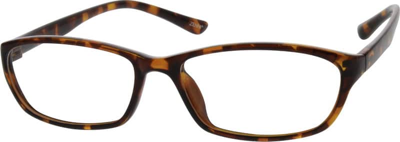 Angle view of Oval Glasses 295625 in Tortoiseshell