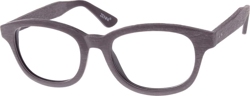Angle view of Square Glasses 301227 in Purple