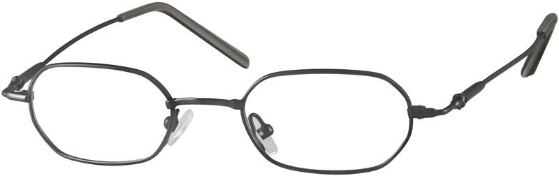 Angle view of Anteojos geométricos para niños 313012 in Gris