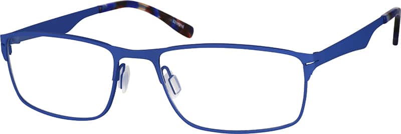 Angle view of Rectangle Glasses 3211316 in Cobalt