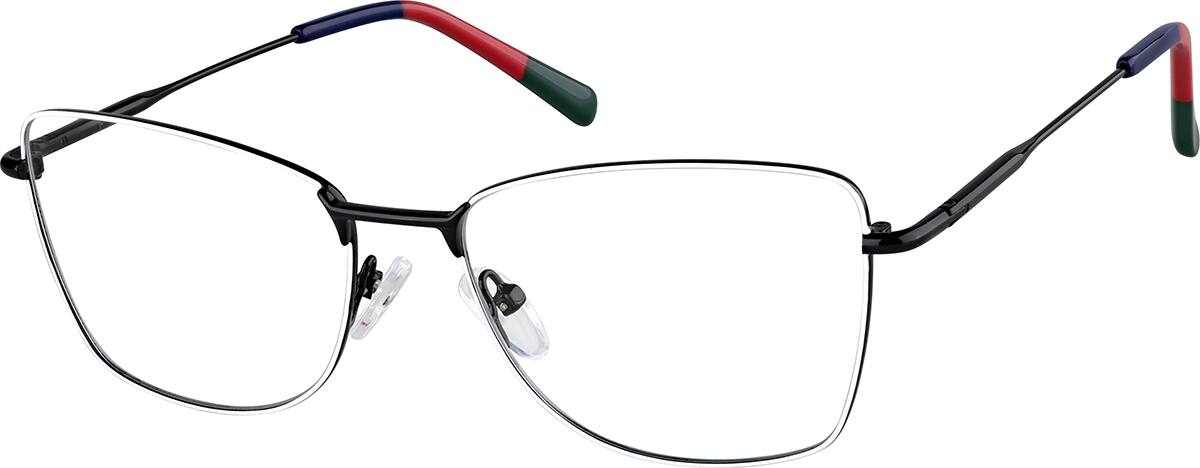 Angle view of Cat-Eye Glasses 3212430 in White