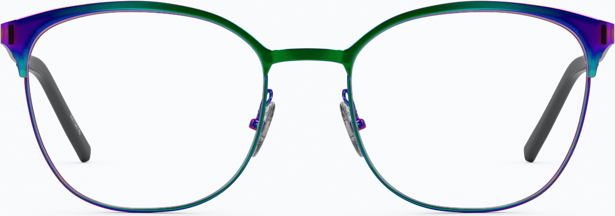 Front view of Browline Glasses 3213429 in Multicolor